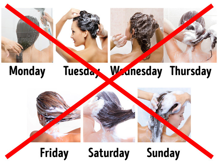 Gội đầu hàng ngày có thể làm khô da đầu của bạn. Nếu bạn đang có thói quen này, hãy thay đổi ngay.