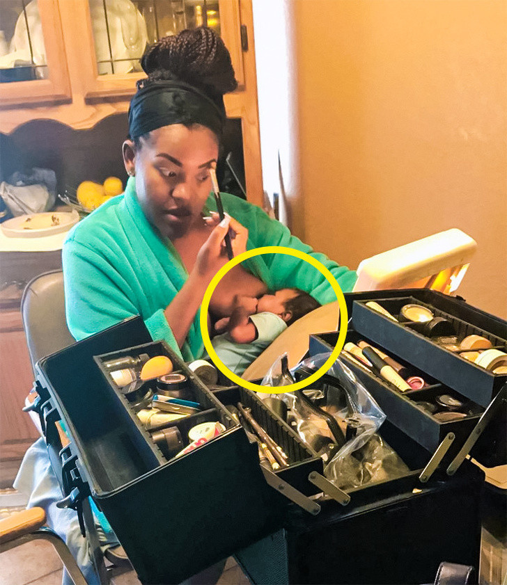 Khoa học chứng minh rằng phụ nữ giỏi hơn trong việc đa nhiệm vì họ ít bị ảnh hưởng bởi những yếu tố ngoại cảnh. Chẳng hạn như vừa cho con bú vừa trang điểm là một ví dụ về việc đa nhiệm như vậy.