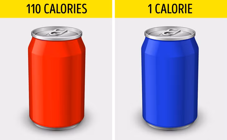 Soda không chứa calo từ nước ép tự nhiên đang ngày càng trở nên phổ biến hơn. Loại soda này không chứa đường, natri, aspartame và chứa ít calo hơn soda thông thường.