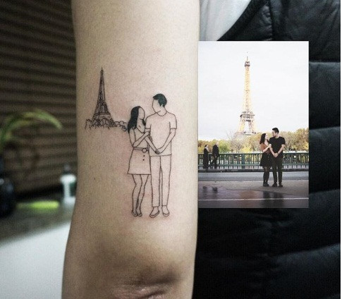 Những hình xăm đánh dấu những kỷ niệm đáng nhớ của bạn.