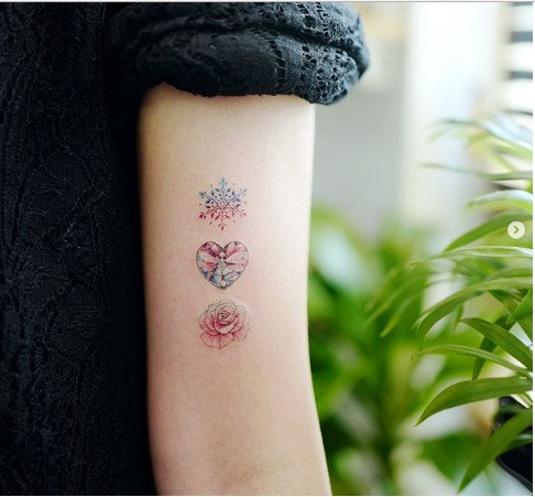 Người ta có thể chọn xăm ở nhiều vị trí đa dạng.