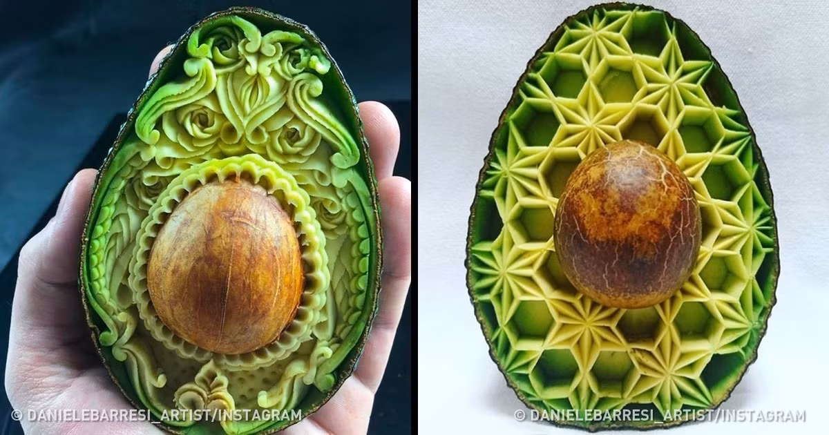Anh chàng Daniele Barresi đến với nghệ thuật tỉa hoa quả từ năm lên 7. Qua nhiều năm trau dồi và rèn luyện, giờ đây anh chàng có nhiều hoa tay này đã cho ra mắt nhiều tác phẩm tỉa hoa quả nghệ thuật đạt tới mức đỉnh cao.