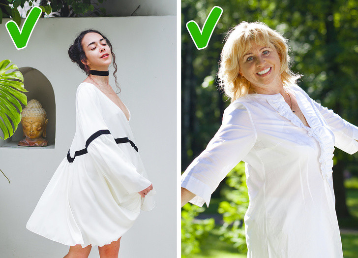 Ưu tiên hàng đầu cho trang phục thoải mái: Hãy ưu tiên cho những trang phục khiến bạn cảm thấy thoải mái. 