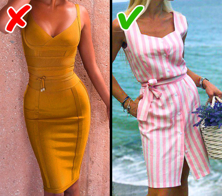 Những chiếc váy bó sexy cũng không còn hợp thời trang nữa. Bạn nên chọn những chiếc váy nữ tính với đai thắt eo.