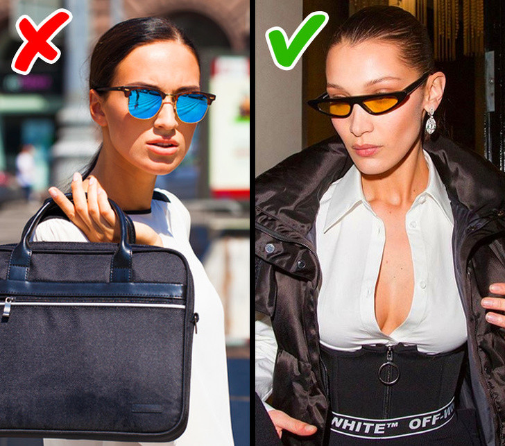 Kính tráng gương cũng trở thành phụ kiện lỗi thời. Xu hướng của năm nay là kính râm màu sắc.