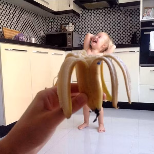 ...tới quả chuối...