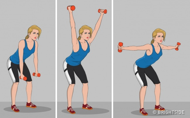 Quá trình mất dần của cơ bắp sẽ diễn ra từ 30 tuổi trở đi. Vì vậy, nếu bạn muốn ngăn ngừa sự nhức mỏi lưng, vai cần tăng cường tập luyện cho vùng cơ phần này với tạ.