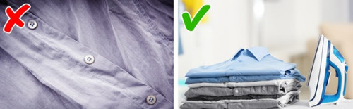 Áo nhăn nhúm: Mặc đồ nhăn nhúm không chỉ khiến bạn trở nên lôi thôi, mà còn khiến người khác đánh giá về con người bạn, xuề xòa, dễ dãi, không chỉn chu. Đừng tiếc vài phút là quần áo để có hình ảnh đẹp hơn trong mắt mọi người.