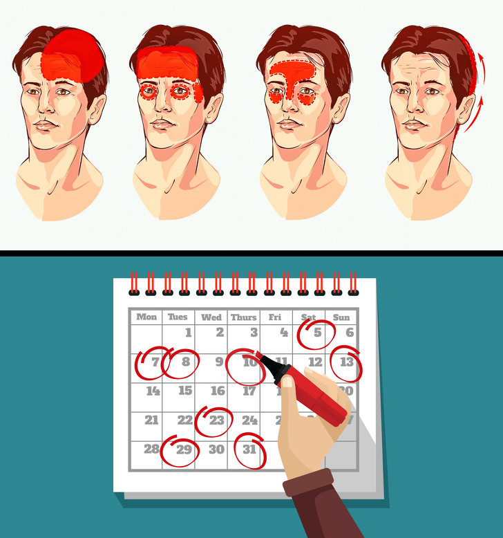 Nhức đầu không thể giải thích: Nếu bạn liên tục thấy mình bị đau đầu không thể giải thích, đây có thể là dấu hiệu cho thấy mức độc tính trong người bạn cao hơn bình thường. Độc tố có thể ảnh hưởng đến não như aspartame và mononatri glutamate cũng có thể gây đau đầu dai dẳng.