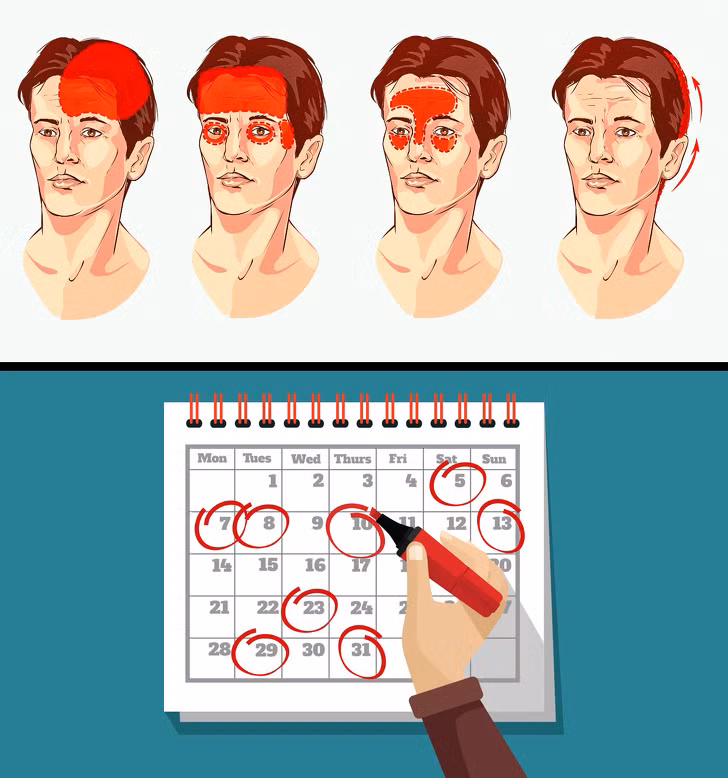 Nhức đầu không thể giải thích: Nếu bạn liên tục thấy mình bị đau đầu không thể giải thích, đây có thể là dấu hiệu cho thấy mức độc tính trong người bạn cao hơn bình thường. Độc tố có thể ảnh hưởng đến não như aspartame và mononatri glutamate cũng có thể gây đau đầu dai dẳng.