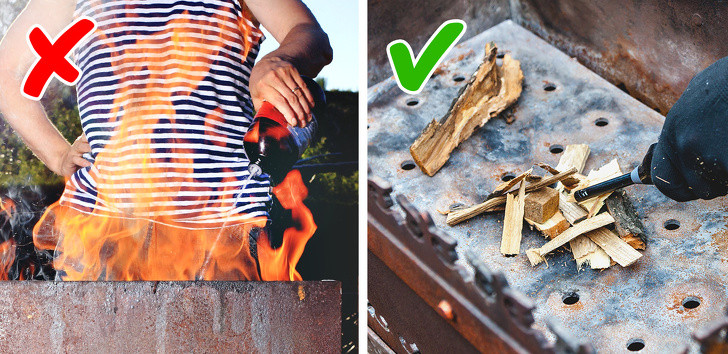 Những người muốn tiết kiệm thời gian thích sử dụng cồn nướng thịt nhưng cách nướng này sẽ làm món ăn của bạn có mùi khó chịu. Cách tốt nhất là bạn nên nướng thịt trên than củi.