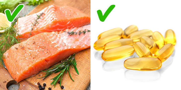Cá béo và dầu cá giàu chất béo omega-3 và vitamin D, không chỉ giúp ngăn ngừa bệnh tim, một số loại bệnh ung thư, tiểu đường và huyết áp cao mà còn giúp giảm trầm cảm cũng như một số triệu chứng mãn kinh.