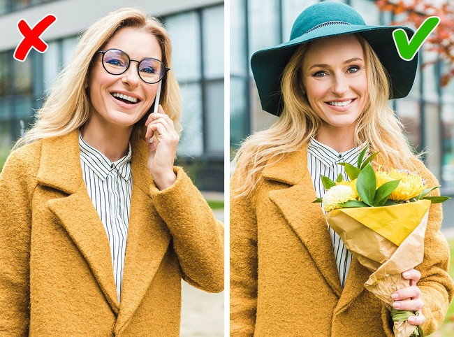 Một số người đeo kính chỉ để nhìn rõ hơn nhưng kính mắt lại khiến bạn trông già rặn hơn. Do đó, bạn nên bỏ kính ra và xem xét chuyển sang kính áp tròng.