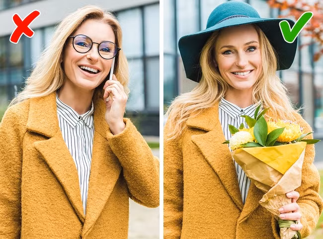 Một số người đeo kính chỉ để nhìn rõ hơn nhưng kính mắt lại khiến bạn trông già rặn hơn. Do đó, bạn nên bỏ kính ra và xem xét chuyển sang kính áp tròng.