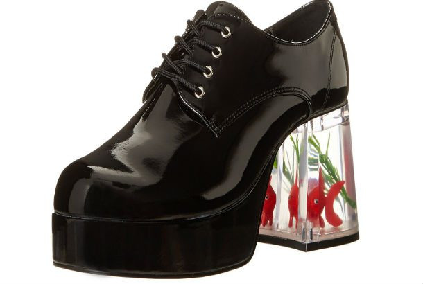 Mang theo cả bể cá dưới gót giày.