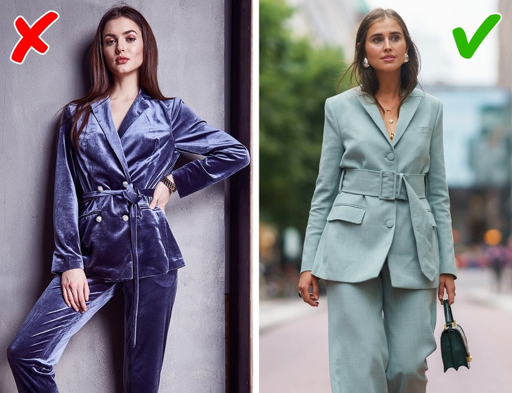 Diện pijama ra đường từng là xu hướng thời trang xuất hiện nhiều trên thảm đỏ, sàn diễn… Tuy nhiên, giờ đây nó đã hết thời và bạn nên chọn các bộ suit thanh lịch với màu sắc nhã nhặn.