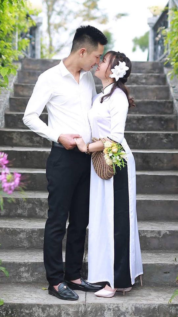 Vợ chồng anh Quốc Vương - Minh Huế. Ảnh: Đời sống & Pháp lý.