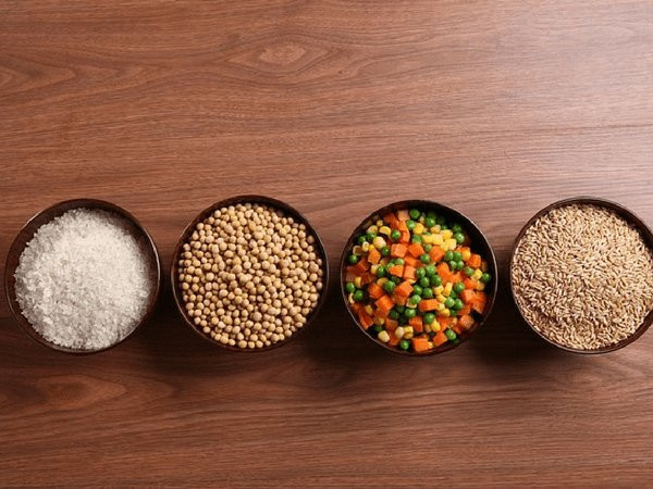 Rau quả giàu chất xơ như rau, ngũ cốc nguyên hạt, hoa quả và đậu là những thực phẩm hỗ trợ tiêu hóa rất tốt.