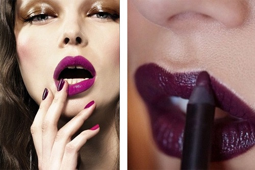 Màu son tím mận tạo cảm giác sang trọng, thanh lịch và quyến rũ cho bạn gái.