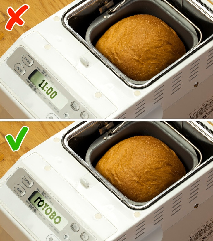 Dù sử dụng các thiết bị nấu ăn tự động nhưng bạn cũng phải thường xuyên kiểm tra chất lượng thức ăn bên trong để tránh làm hỏng món ăn.