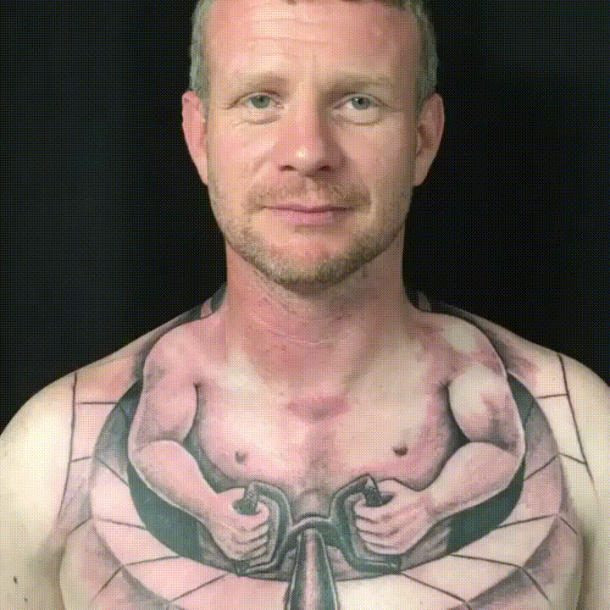 Hình xăm hài hước nhưng cũng không nhiều người muốn thử.