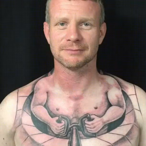 Hình xăm hài hước nhưng cũng không nhiều người muốn thử.