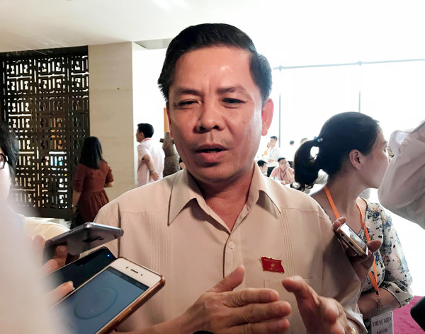 Bộ trưởng Giao thông hứa làm rõ “thu giá” BOT tại phiên chất vấn Bộ trưởng Bộ Giao thông Vận tải Nguyễn Văn Thể. Ảnh: HG