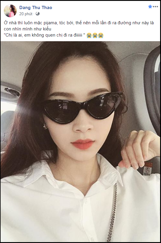 Chia sẻ gây chú ý của Đặng Thu Thảo.