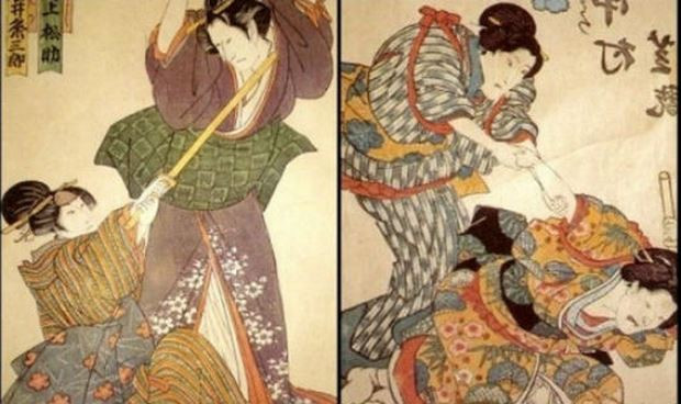 Mô tả quá trình đào tạo ninja nữ.