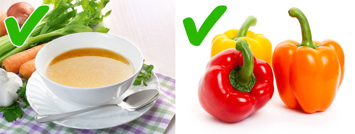 Bổ sung collagen: Khối lượng xương hữu cơ chứa 90% collagen. Khi già đi, ngoài việc mất mật độ xương, mức độ collagen trong cơ thể giảm đáng kể. Để bổ sung collagen tự nhiên, hãy ăn cá, nước dùng xương, ớt chuông, trứng, hạt bí ngô…