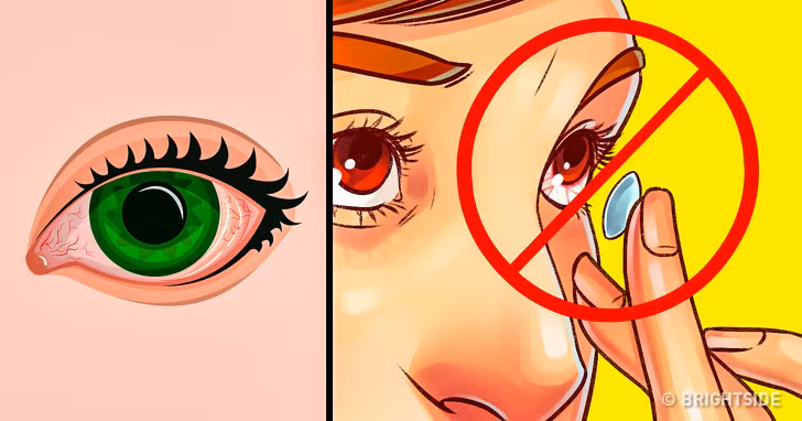 Đeo kính an toàn hơn dùng kính áp tròng: Kính áp tròng đã trở nên phổ biến trong những năm qua. Nếu bạn có đôi mắt nhạy cảm, tốt hơn là nên ưu tiên dùng kính mắt.