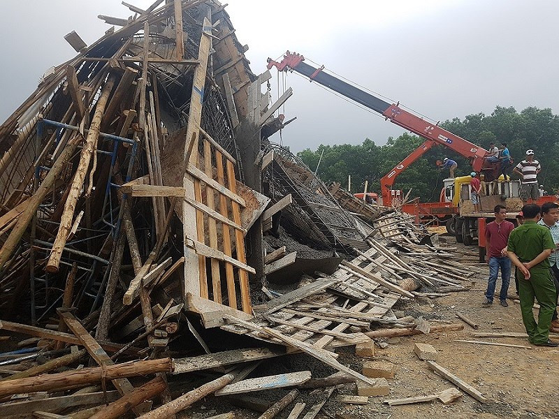 Hiện trường vụ việc. Ảnh: VT