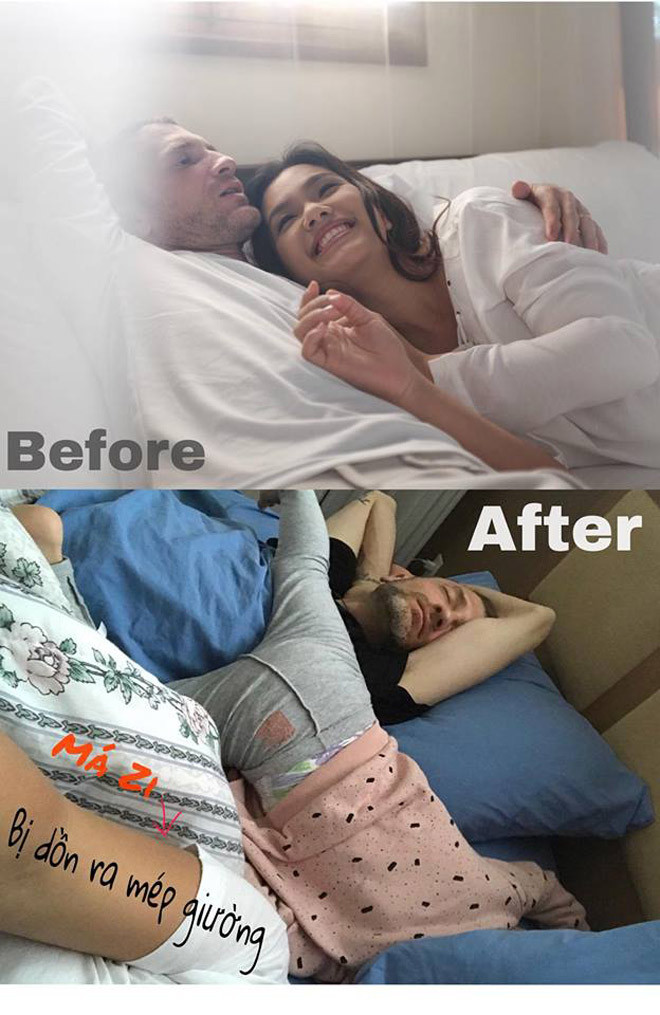 "Kể từ dạo ấy, mép giường là nơi mẹ thuộc về"