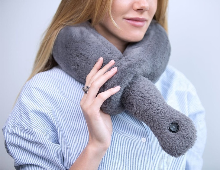 Gối du lịch với chế độ mát-xa và sưởi ấm: VascoPillow được thiết kế đặc biệt cho những ai thường xuyên đi du lịch. Ảnh: BS. xfhgj