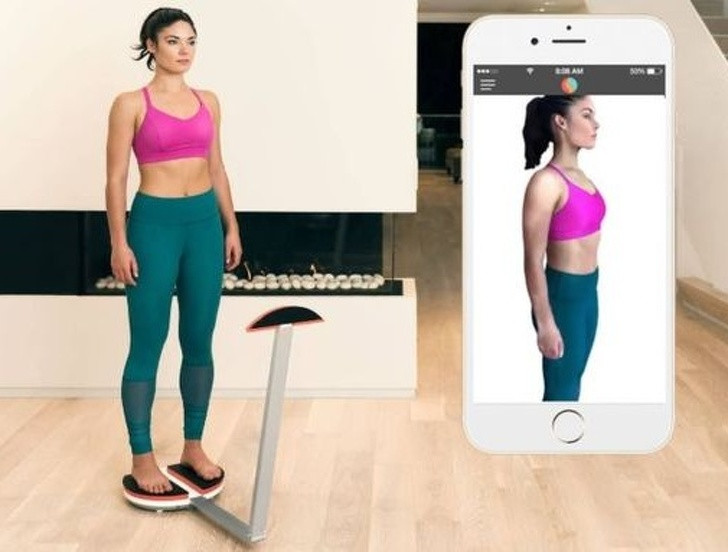 Máy quét cơ thể 3D Shapescale cho phép bạn xem những thay đổi nhỏ của cơ thể. Thiết bị này giúp bạn thiết lập mục tiêu tập thể dục và phân tích cơ thể.
