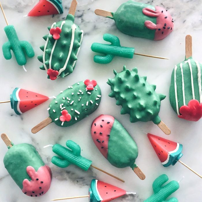 Raymond thấy cake pop thông thường thật nhàm chán. Vì thế, anh đã sáng tạo rất nhiều kiểu dáng độc đáo.