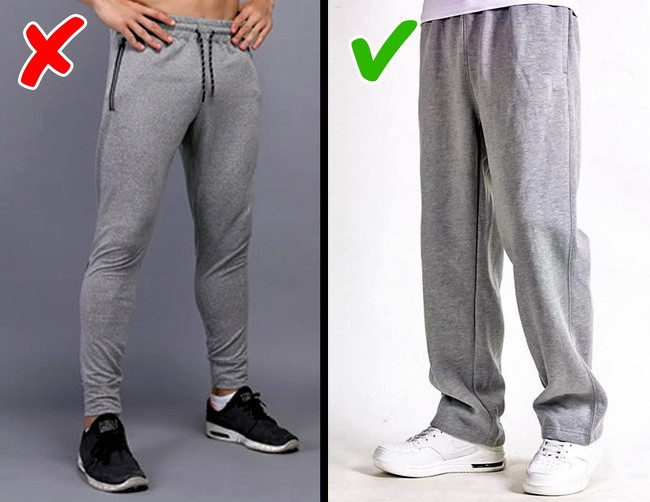 Quần áo thể thao có thể mặc thoải mái trong phòng tập thể dục. Tuy nhiên, đó là một ý tưởng tồi khi mặc chúng đi dạo quanh thành phố hoặc đi hẹn hò.