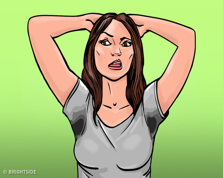 Đổ mồ hôi và mùi cơ thể: Đổ mồ hôi và mùi khó chịu của bàn chân và nách có thể làm hỏng hình ảnh mùa hè của bạn. Để tránh vấn đề sức khỏe này, bạn hãy đeo tất và mặc quần áo làm bằng vật liệu tự nhiên như cotton. Thay quần áo hàng ngày và tắm thường xuyên vào những ngày nóng.