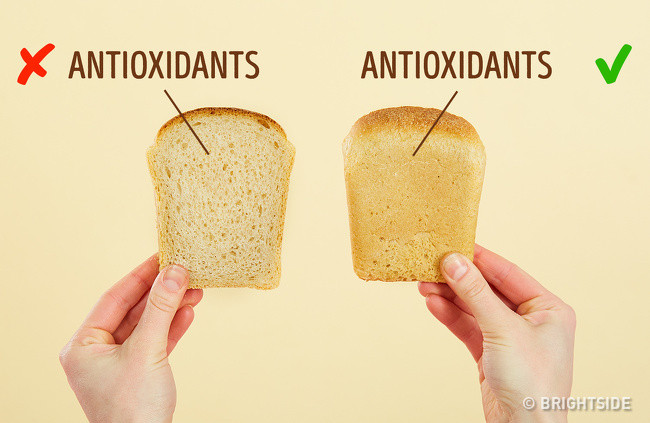 Ăn vỏ bánh mì: Chất chống oxy hóa của lớp vỏ bánh mì giúp ngăn chặn sự phát triển ung thư đại tràng và làm sạch cơ thể.