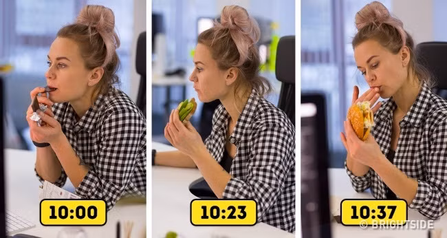 Sự mất cân bằng hormone cũng dẫn đến những cơn đói không kiểm soát được.