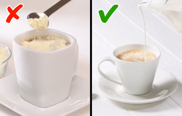 7. Tránh các loại kem nhân tạo: Kem nhân tạo chứa chất béo chuyển đổi nhân tạo – chúng khiến động mạch bị tắc, tăng nguy cơ bệnh tim và tiểu đường.