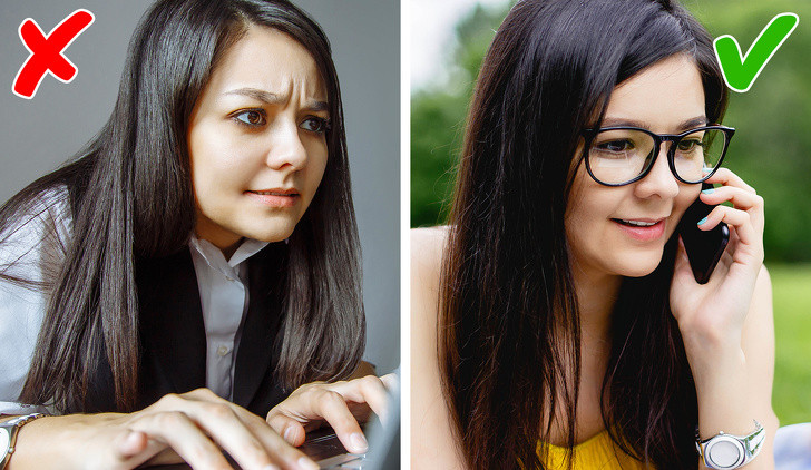 Cười nhiều hơn: Nhăn mặt, nhíu mày là những thói quen xấu gây ra nếp nhăn. Hãy suy nghĩ tích cực và cười nhiều hơn, tránh xa stress để giúp làn da luôn trẻ trung.