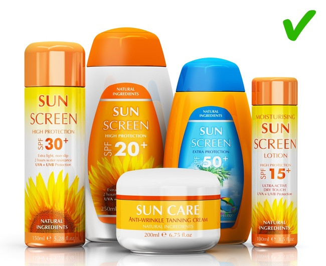 Việc không bôi kem chống nắng có thể khiến da bạn hình thành nhiều nếp nhăn và trở nên đen hơn vì ánh nắng mặt trời.