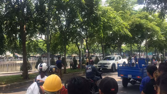 Hiện trường vụ án mạng.