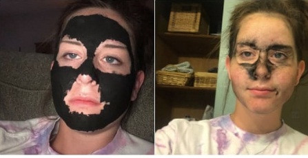 Việc đắp mặt nạ làm đẹp lại biến bạn thành gấu trúc. Ảnh: BS.