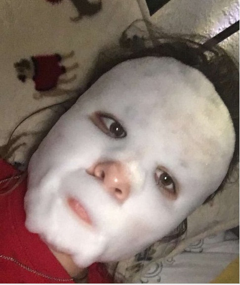 Mặt nạ bong bóng đúng theo nghĩa đen.