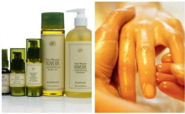 Trong nhà tắm, dầu ô liu trộn chung với muối biển làm hỗn hợp tẩy tế bào chết tự nhiên. Vào mùa Đông giá lạnh, dầu ô liu có thể được dùng chay để dưỡng thể và môi hiệu quả, tiết kiệm.