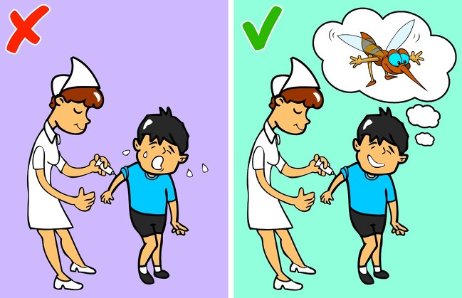 Trí tưởng tượng có thể giúp giảm đau: Theo đó, nếu bạn tưởng tượng rằng việc tiêm sẽ không gây đau, bạn thực sự có thể thấy ít đau hơn.