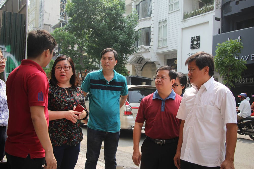 Ông Đoàn Ngọc Hải tiếp tục dẫn đầu đoàn kiểm tra công tác phòng chóng, cháy nổ tại quận 1.