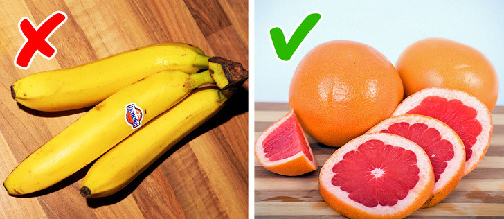 Trái cây là một trong những thực phẩm phổ biến nhất có thể được sử dụng thay cho kẹo. Các nghiên cứu cho thấy ăn trái cây không dẫn đến béo phì. Nếu tính lượng calo, bạn nên ăn bưởi thay vì chuối.